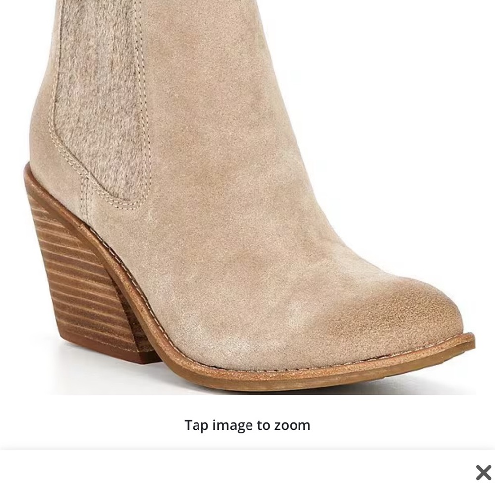 Womens Softt Tara Tan Suede Boot - 8 1/2 NIB
